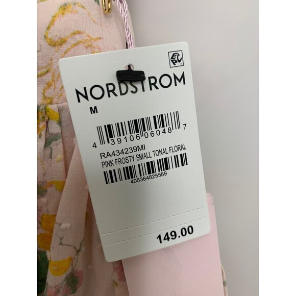 Sold Out Rachell Parcell Tiered Ruffle Sleeve Dot Floral Dress Size M NWT 7150 - Picture 5 of 15